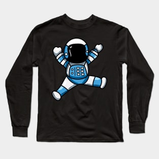 Flying Astronaut Long Sleeve T-Shirt